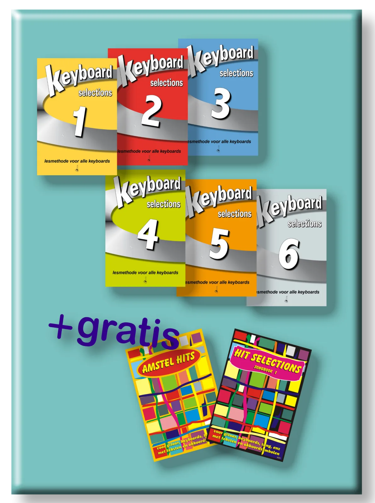 Cover van Voordeel: Keyboard Selections 1 t/m 6 + 2 songboeken
